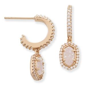 Kendra Scott Cale Hoop Earrings, Yellow Gold